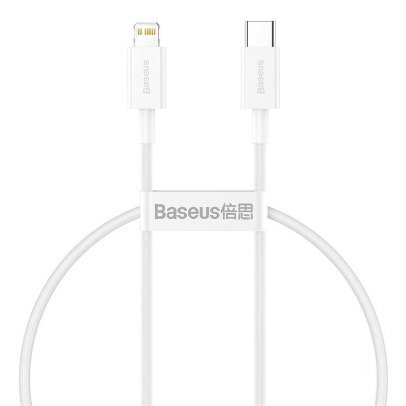 Superior Series Fast Charging Data Cable USB-C to Lightning PD 20W (0.25m)