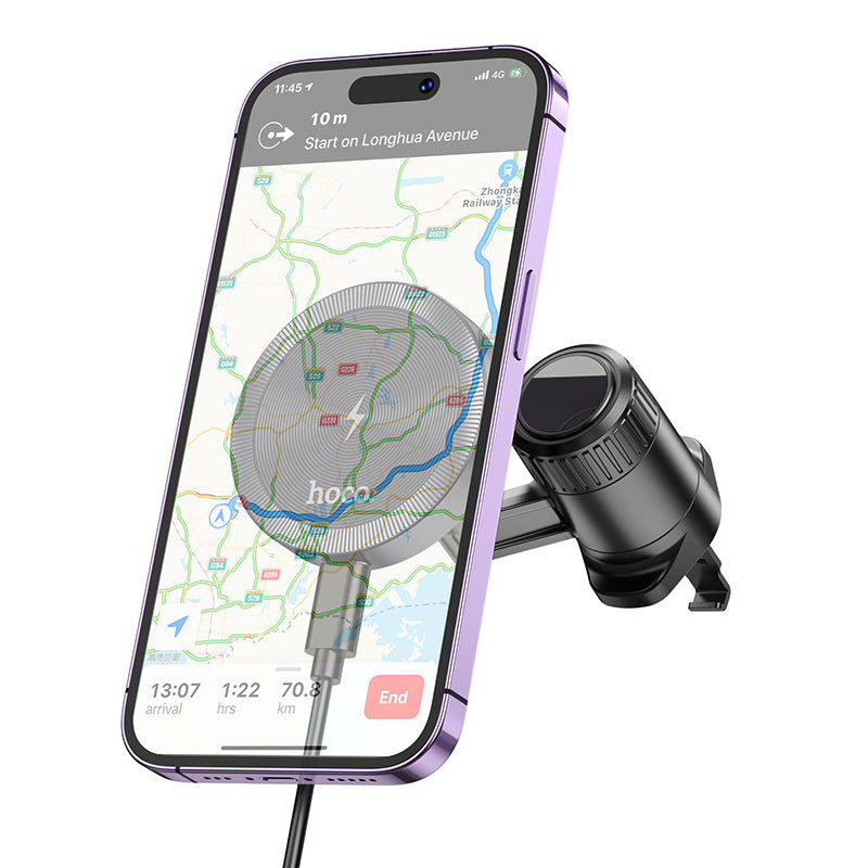 Vision Metal Magnetic Wireless Fast Charging Car Mount (Air Vent)