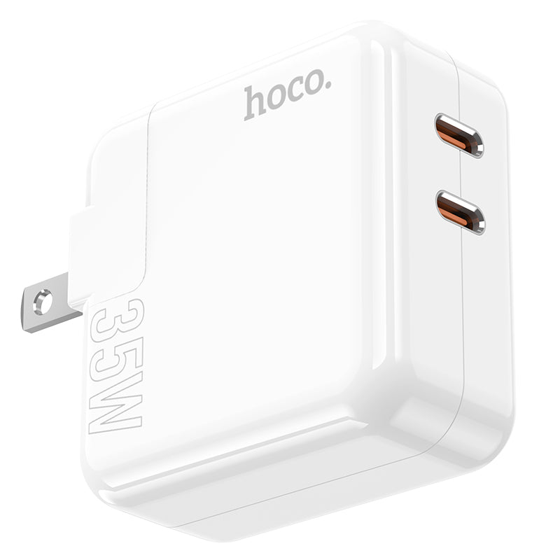High Power 35W Dual Port USB-C Fast Charger with PD