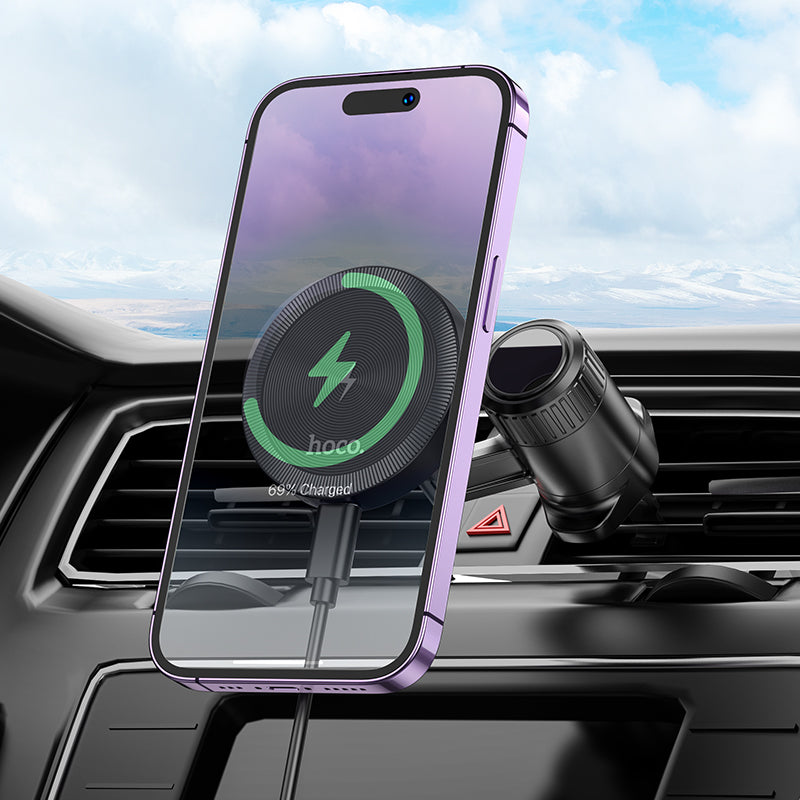 Vision Metal Magnetic Wireless Fast Charging Car Mount (Air Vent)