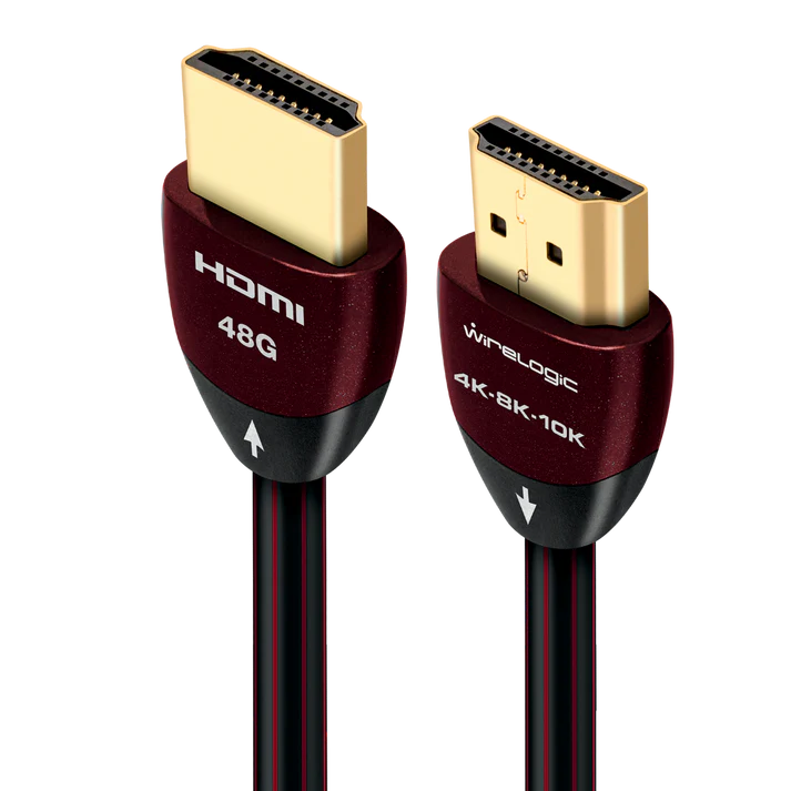 Wirelogic Ruby 48Gbps HDMI Cable (2.5m) 2 Pack