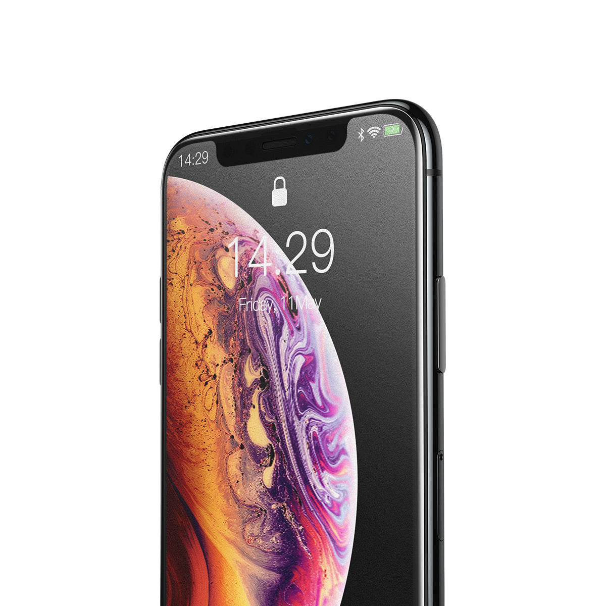 BASEUS 0.3mm full-screen curved frosted tempered glass protector for iPhone 11 Pro Max / iPhone 11 Pro / iPhone XS Max / iPhone XS / X