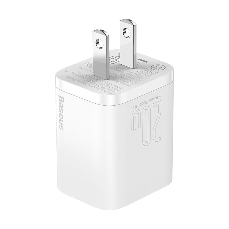 Super Si Quick Charger Set 20W with USB-C to Lightning Cable
